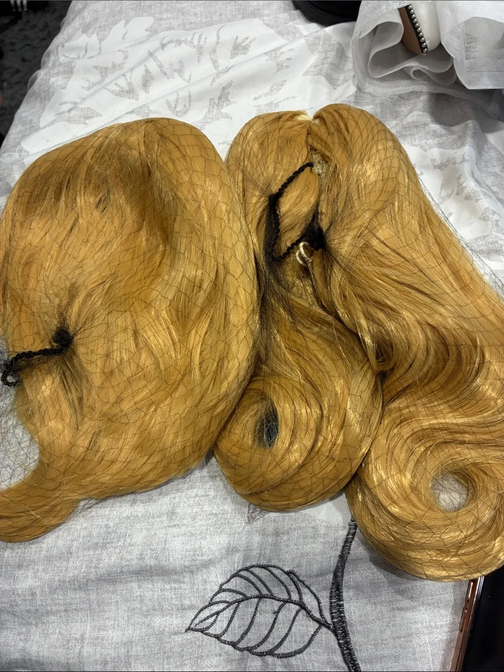 Gold Blonde Women's Hairpiece - Synthetic Ponytail Wrap